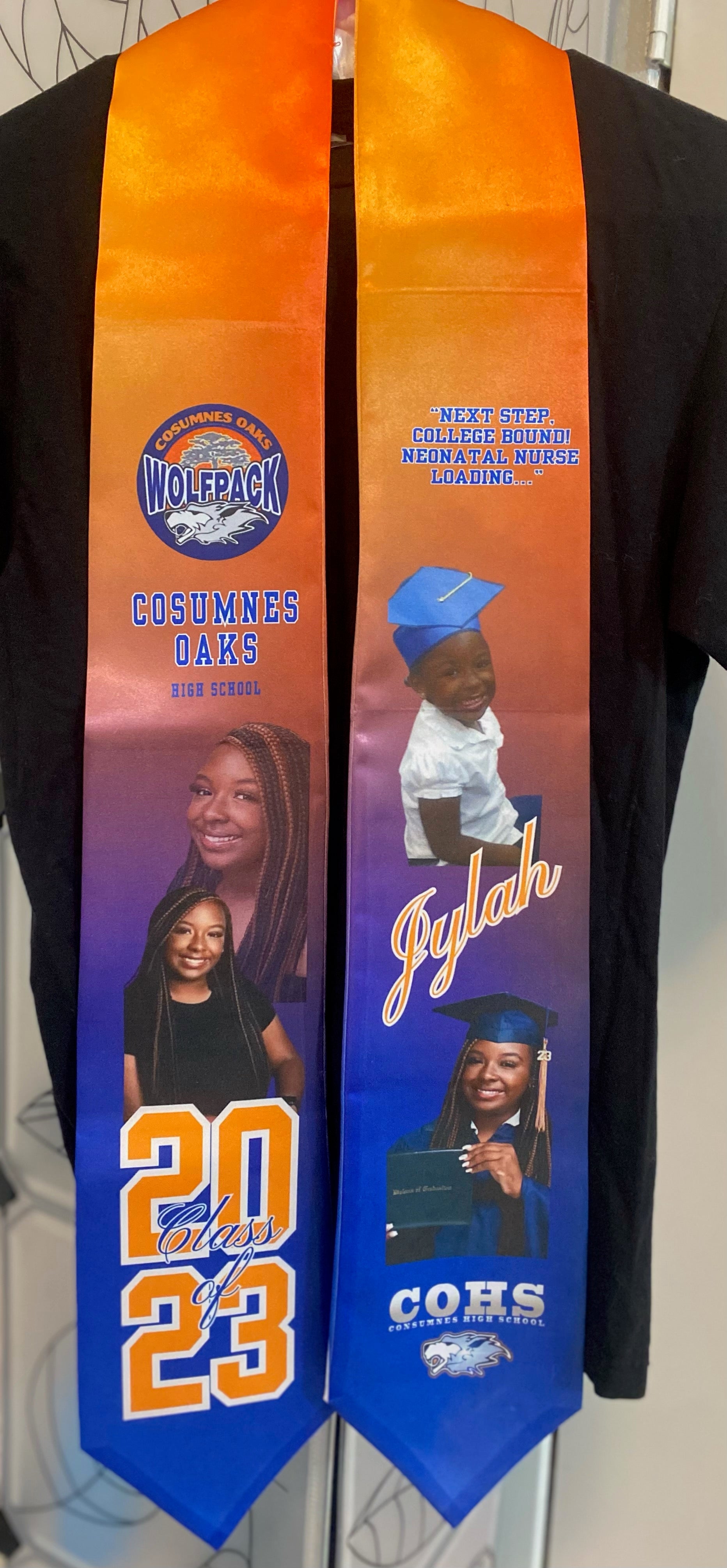 Custom Graduation Stole