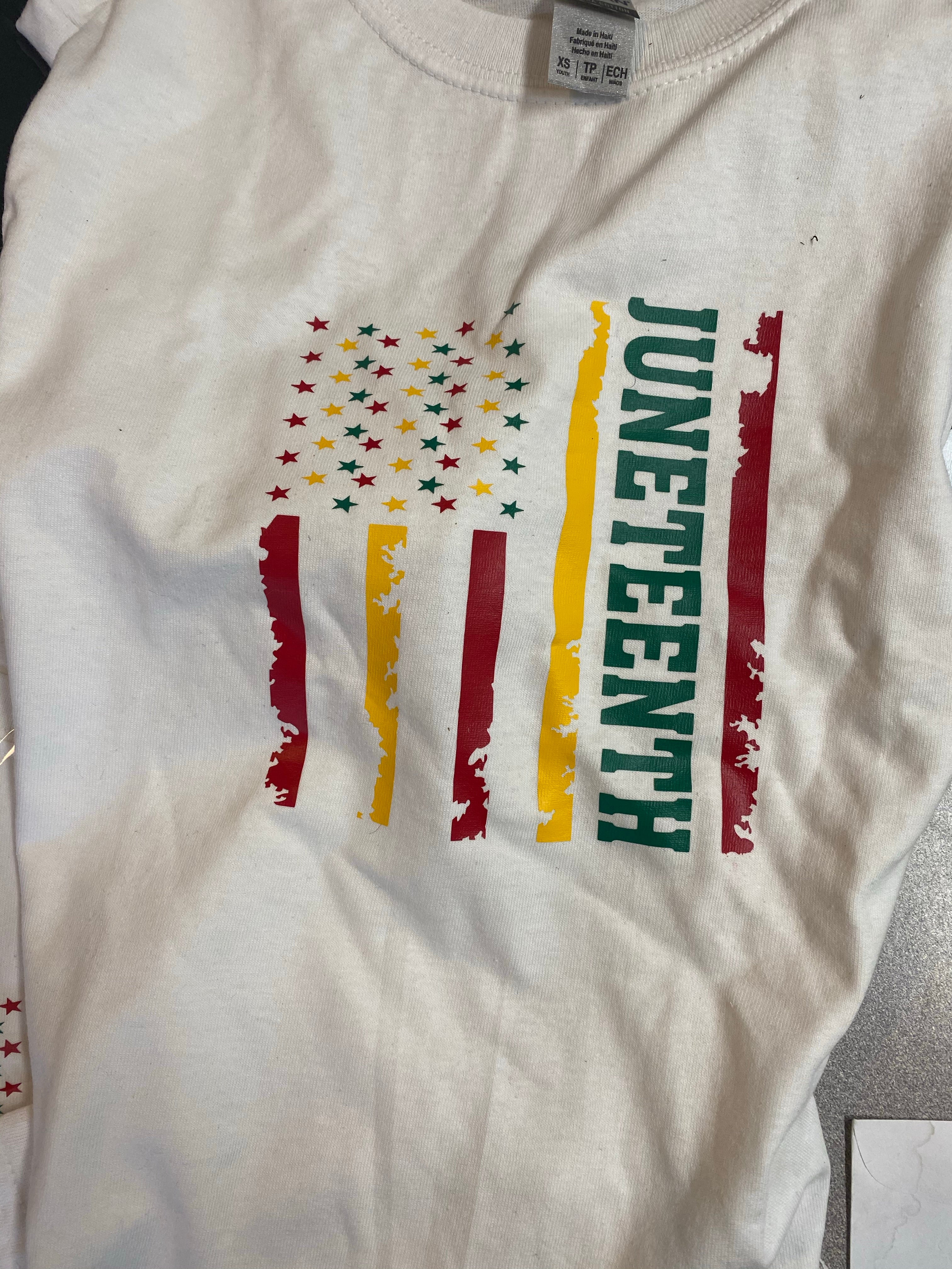 Juneteenth flag shirt